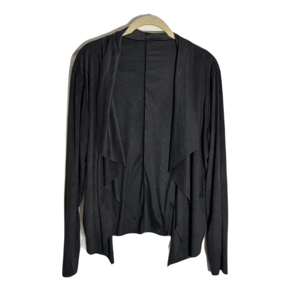 waterfall thin suede feel cardigan - 747